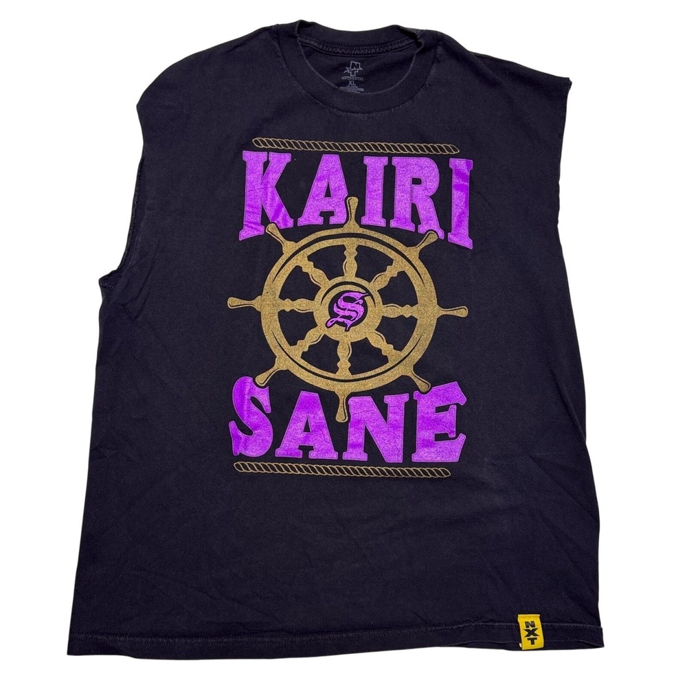 Kairi Sane T-Shirt Mens XL Faded Black WWE NXT Wrestling Heavyweight